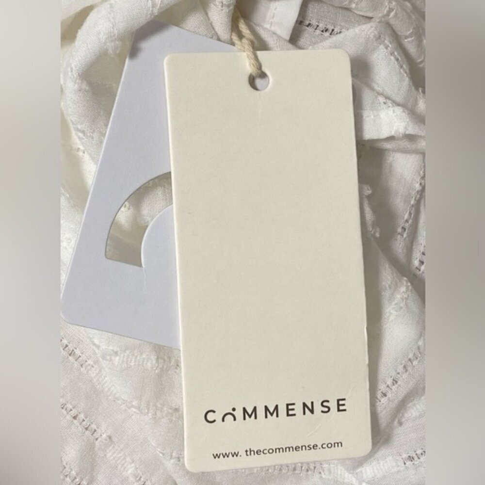 Commense White Strappy Maxi Dress NWT size L - Picture 8 of 8